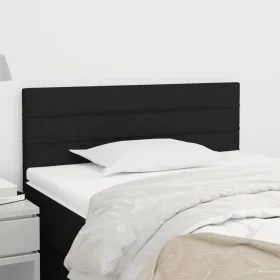 Cabecero de tela negro 80x5x78/88 cm de vidaXL, Cabeceros y pies de cama - Ref: Foro24-346104, Precio: 40,21 €, Descuento: %