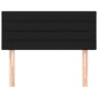 Cabecero de tela negro 80x5x78/88 cm de vidaXL, Cabeceros y pies de cama - Ref: Foro24-346104, Precio: 42,57 €, Descuento: %