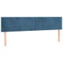 Cabeceros 2 unidades de terciopelo azul oscuro 90x5x78/88 cm de vidaXL, Cabeceros y pies de cama - Ref: Foro24-345842, Precio...