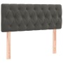 Cabecero de terciopelo gris oscuro 90x7x78/88 cm de vidaXL, Cabeceros y pies de cama - Ref: Foro24-346321, Precio: 57,61 €, D...