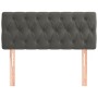 Cabecero de terciopelo gris oscuro 90x7x78/88 cm de vidaXL, Cabeceros y pies de cama - Ref: Foro24-346321, Precio: 57,61 €, D...
