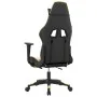 Gaming chair with massage and footrest black gold synthetic leather by vidaXL, Gaming chairs - Ref: Foro24-345459, Price: 133...