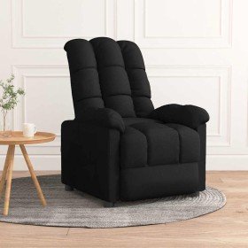 Sillón reclinable de tela negro en Sillones | Comprar online en Foru.es