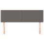 Cabeceros 2 unidades cuero sintético gris 72x5x78/88 cm de vidaXL, Cabeceros y pies de cama - Ref: Foro24-345796, Precio: 51,...