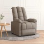 Sillón reclinable de tela gris taupe en Sillones | Comprar online en Foru.es