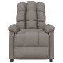 Sillón reclinable de tela gris taupe en Sillones | Comprar online en Foru.es