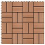 Baldosas de porche WPC 30x30 cm 2 m² marrón 22 unidades de vidaXL, Suelos y moquetas - Ref: Foro24-277806, Precio: 112,40 €, ...