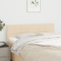 Cabeceros 2 unidades tela color crema 72x5x78/88 cm de vidaXL, Cabeceros y pies de cama - Ref: Foro24-346051, Precio: 52,02 €...