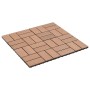 Baldosas de porche WPC 30x30 cm 2 m² marrón 22 unidades de vidaXL, Suelos y moquetas - Ref: Foro24-277806, Precio: 112,40 €, ...