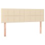 Cabeceros 2 unidades tela color crema 72x5x78/88 cm de vidaXL, Cabeceros y pies de cama - Ref: Foro24-346051, Precio: 52,02 €...