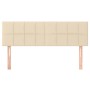 Cabeceros 2 unidades tela color crema 72x5x78/88 cm de vidaXL, Cabeceros y pies de cama - Ref: Foro24-346051, Precio: 52,02 €...