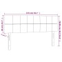 Cabeceros 2 unidades tela color crema 72x5x78/88 cm de vidaXL, Cabeceros y pies de cama - Ref: Foro24-346051, Precio: 52,02 €...