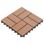 Baldosas de porche WPC 30x30 cm 2 m² marrón 22 unidades de vidaXL, Suelos y moquetas - Ref: Foro24-277806, Precio: 112,40 €, ...