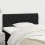 Cabecero de tela negro 90x7x78/88 cm de vidaXL, Cabeceros y pies de cama - Ref: Foro24-346314, Precio: 42,80 €, Descuento: %