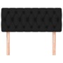 Cabecero de tela negro 90x7x78/88 cm de vidaXL, Cabeceros y pies de cama - Ref: Foro24-346314, Precio: 40,24 €, Descuento: %