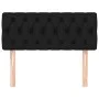 Cabecero de tela negro 90x7x78/88 cm de vidaXL, Cabeceros y pies de cama - Ref: Foro24-346314, Precio: 42,80 €, Descuento: %