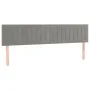 Headboards 2 units of light gray velvet 80x5x78/88 cm by vidaXL, Headboards and footboards - Ref: Foro24-346264, Price: 64,77...