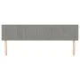Headboards 2 units of light gray velvet 80x5x78/88 cm by vidaXL, Headboards and footboards - Ref: Foro24-346264, Price: 64,77...