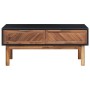 Mesa de centro de madera maciza de acacia y MDF 90x50x40 cm en Mesas de centro | Comprar online en Foru.es