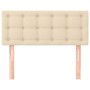 Cabecero de tela color crema 90x5x78/88 cm de vidaXL, Cabeceros y pies de cama - Ref: Foro24-346421, Precio: 41,89 €, Descuen...
