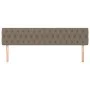 Headboards 2 units of taupe gray fabric 90x7x78/88 cm by vidaXL, Headboards and footboards - Ref: Foro24-346372, Price: 87,39...