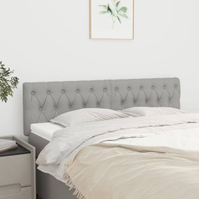 Cabeceros 2 unidades tela gris claro 72x7x78/88 cm de vidaXL, Cabeceros y pies de cama - Ref: Foro24-346340, Precio: 59,22 €,...