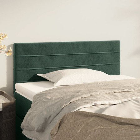 Cabecero de terciopelo verde oscuro 80x5x78/88 cm de vidaXL, Cabeceros y pies de cama - Ref: Foro24-346113, Precio: 30,04 €, ...