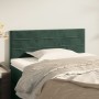 Cabecero de terciopelo verde oscuro 80x5x78/88 cm de vidaXL, Cabeceros y pies de cama - Ref: Foro24-346113, Precio: 30,04 €, ...
