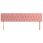 Cabeceros 2 unidades de terciopelo rosa 90x7x78/88 cm de vidaXL, Cabeceros y pies de cama - Ref: Foro24-346381, Precio: 72,24...