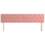Cabeceros 2 unidades de terciopelo rosa 90x7x78/88 cm de vidaXL, Cabeceros y pies de cama - Ref: Foro24-346381, Precio: 85,93...