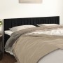 Cabeceros 2 unidades de terciopelo negro 80x5x78/88 cm de vidaXL, Cabeceros y pies de cama - Ref: Foro24-346266, Precio: 66,9...