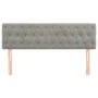 Cabeceros 2 unidades terciopelo gris claro 72x7x78/88 cm de vidaXL, Cabeceros y pies de cama - Ref: Foro24-346348, Precio: 69...
