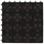 Baldosas de porche WPC 30x30 cm 2 m² marrón oscuro 22 unidades de vidaXL, Suelos y moquetas - Ref: Foro24-277810, Precio: 107...