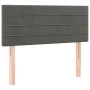 Dunkelgraues Samtkopfteil 80x5x78/88 cm von vidaXL, Kopf- und Fußteile - Ref: Foro24-346111, Preis: 31,53 €, Rabatt: %