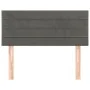 Dunkelgraues Samtkopfteil 80x5x78/88 cm von vidaXL, Kopf- und Fußteile - Ref: Foro24-346111, Preis: 31,53 €, Rabatt: %