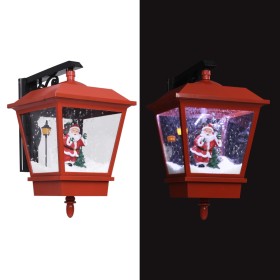 Lámpara de pared de Navidad LED y Papa Noel rojo 40x27x45 cm en Decoración Festiva y Estacional | Comprar online en Foru.es