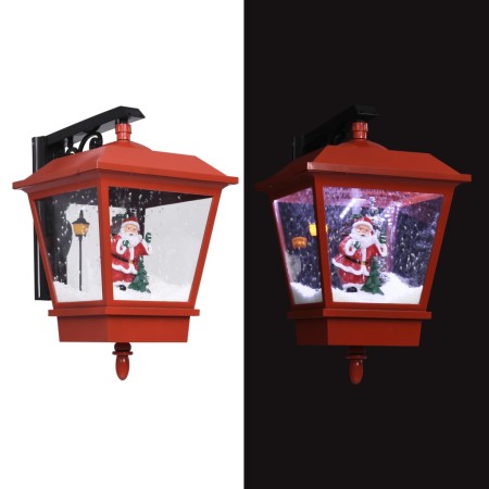 Lámpara de pared de Navidad LED y Papa Noel rojo 40x27x45 cm en Decoración Festiva y Estacional | Comprar online en Foru.es