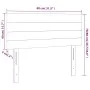 Dunkelgraues Samtkopfteil 80x5x78/88 cm von vidaXL, Kopf- und Fußteile - Ref: Foro24-346111, Preis: 31,53 €, Rabatt: %