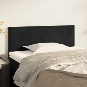 Black velvet headboard 80x5x78/88 cm by vidaXL, Headboards and footboards - Ref: Foro24-345740, Price: 33,52 €, Discount: %