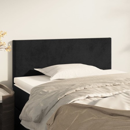 Cabecero de terciopelo negro 80x5x78/88 cm de vidaXL, Cabeceros y pies de cama - Ref: Foro24-345740, Precio: 33,96 €, Descuen...