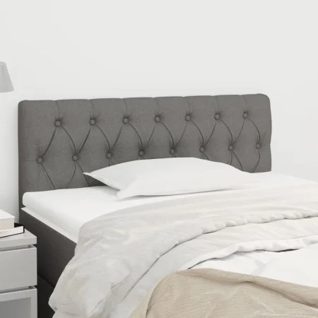 Cabecero de tela gris oscuro 90x7x78/88 cm de vidaXL, Cabeceros y pies de cama - Ref: Foro24-346313, Precio: 39,64 €, Descuen...