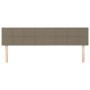 Cabeceros 2 unidades de tela gris taupe 100x5x78/88 cm de vidaXL, Cabeceros y pies de cama - Ref: Foro24-346092, Precio: 60,5...