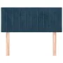 Dunkelblaues Samtkopfteil 80x5x78/88 cm von vidaXL, Kopf- und Fußteile - Ref: Foro24-346212, Preis: 30,58 €, Rabatt: %
