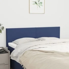 Kopfteile 2 Einheiten aus blauem Stoff 72x5x78/88 cm von vidaXL, Kopf- und Fußteile - Ref: Foro24-345790, Preis: 57,44 €, Rab...