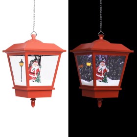 Lámpara colgante de Navidad con LED y Santa Rojo 27x27x45 cm en Decoración Festiva y Estacional | Comprar online en Foru.es