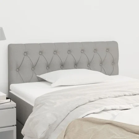 Cabecero de tela gris claro 90x7x78/88 cm de vidaXL, Cabeceros y pies de cama - Ref: Foro24-346312, Precio: 46,15 €, Descuent...