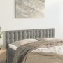 Cabeceros 2 unidades terciopelo gris claro 72x5x78/88 cm de vidaXL, Cabeceros y pies de cama - Ref: Foro24-346470, Precio: 68...