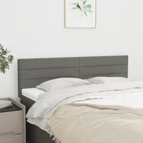 Kopfteile 2 Einheiten dunkelgrauer Stoff 72x5x78/88 cm von vidaXL, Kopf- und Fußteile - Ref: Foro24-346145, Preis: 51,50 €, R...