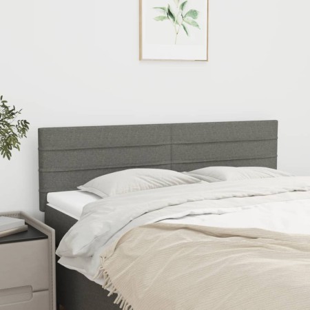 Cabeceros 2 unidades tela gris oscuro 72x5x78/88 cm de vidaXL, Cabeceros y pies de cama - Ref: Foro24-346145, Precio: 52,53 €...