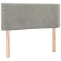 Hellgraues Samtkopfteil 100x5x78/88 cm von vidaXL, Kopf- und Fußteile - Ref: Foro24-345918, Preis: 27,48 €, Rabatt: %